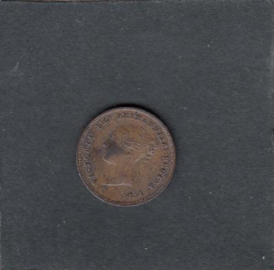 Beschrijving: 1/2 Farthing  VICTORIA